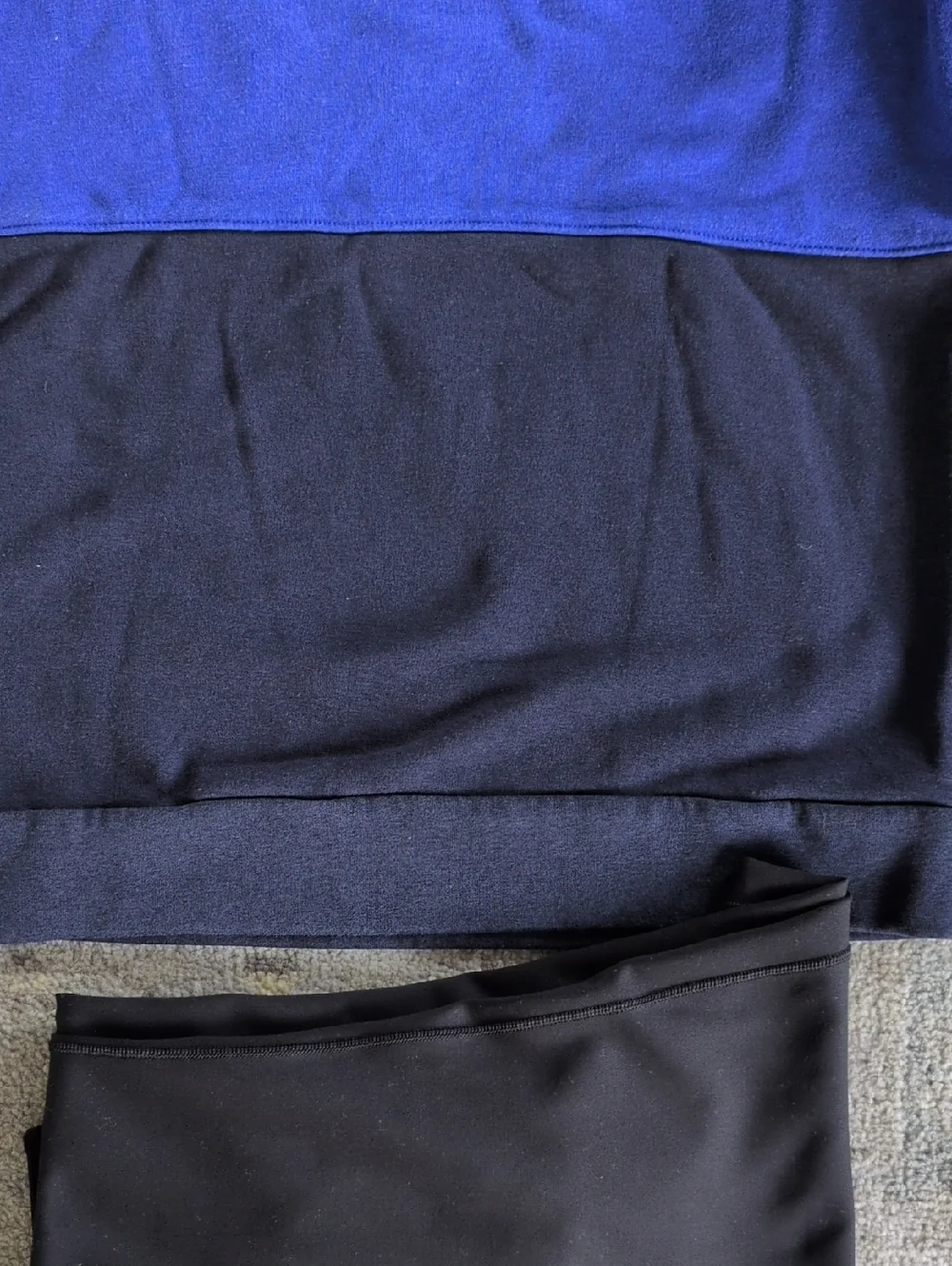 adidas Blue, Navy & White Pullover Hoodie